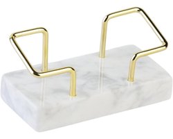 Marble Business Card Organizer, Desktop Iron Card Display, Moderne Stand, Professionele Houder Voor Conferenties, Receptie Desk, Exhibitions, Home Decor, 5,4 cm