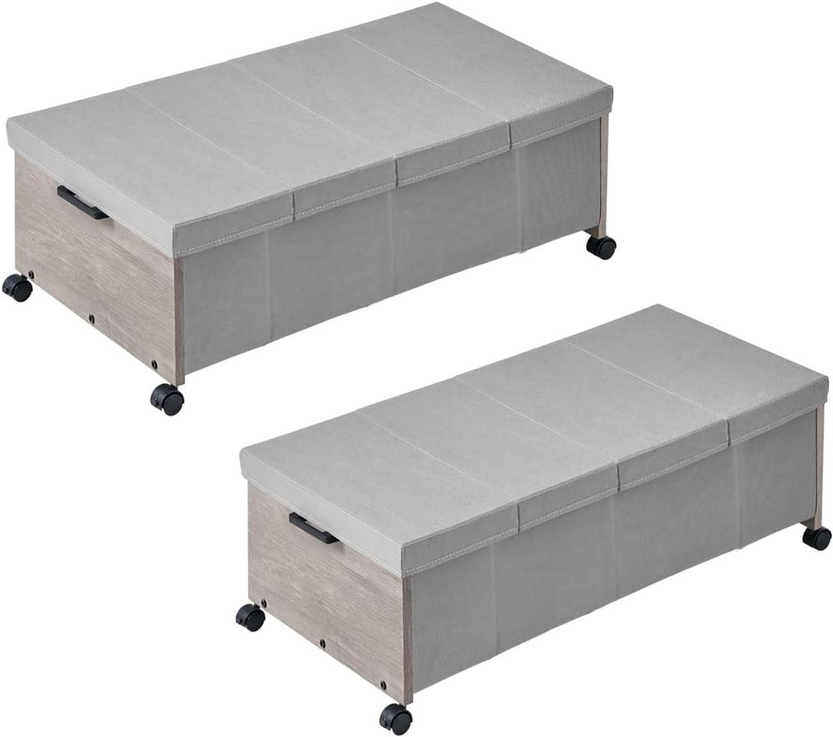 Opbergbox Onder Bed - Laden Kist - Opbergen Kleding - Met Wielen en Frame