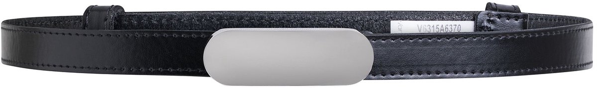 Vanzetti Leren riem 20mm Leather Belt W120 Black zwart