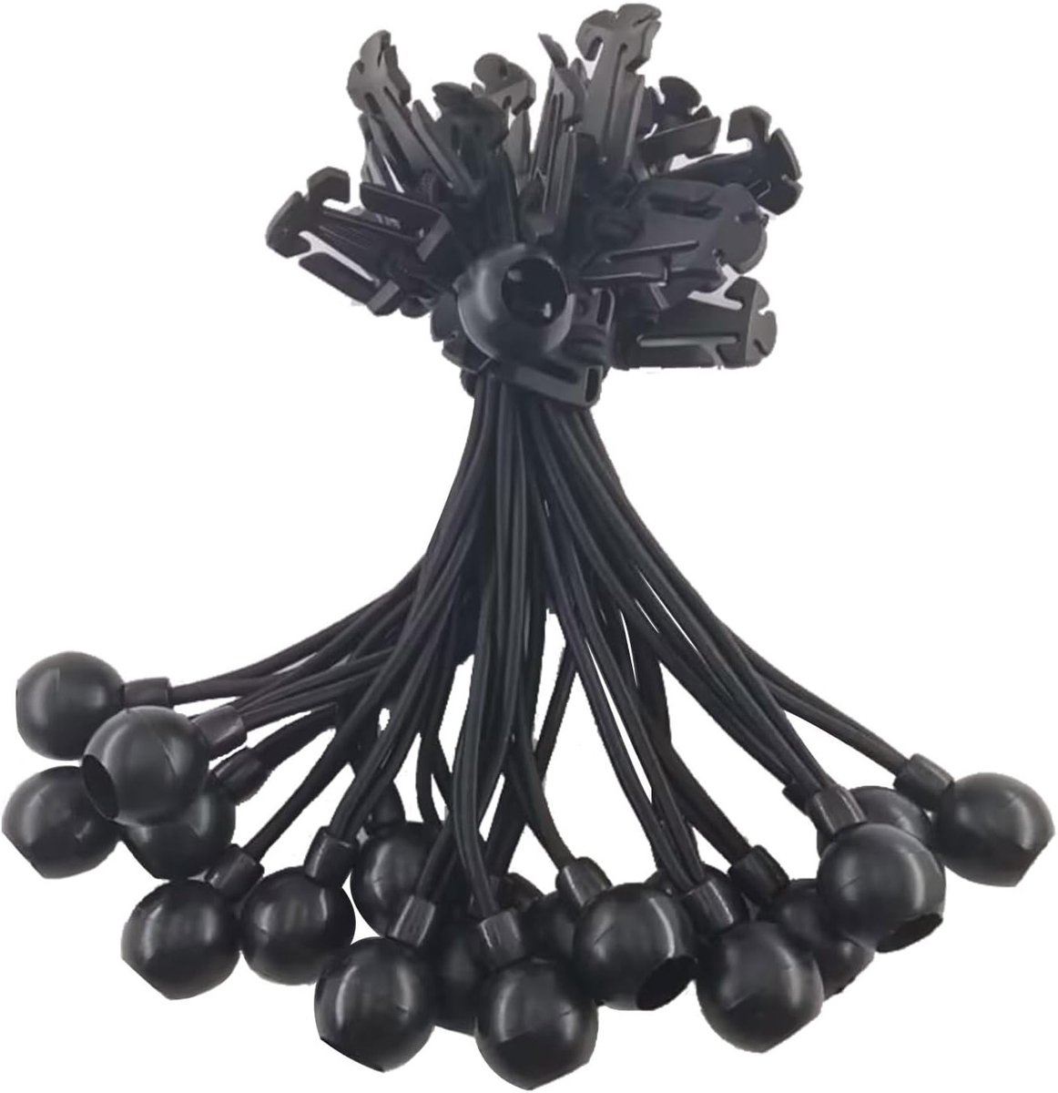 Spanrubber met bal - tentrubbers - 20 stuks