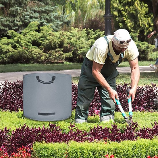 Yard Waste Bags, Leaf Collection Pouch, Heavy-Duty Weatherproof Sack, 22.05x18.11 inches, Large Capacity Outdoor Design, Ideal for Farming Use, Balcony Plants, Landscaping van Yard — afbeelding 4