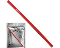 Vocale Training Tube - Stemhulp Oefenbuis - Verbeter Stemkwaliteit - Aseptisch Materiaal - 35 cm Lengte - Helder Rood
