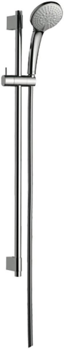 Doucheset met Stang - Handdouche Set - Comfortabel Douchen - 3 Straalsoorten - 90 cm Stang