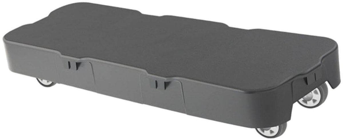 Verhuiswagen met wielen - Möbeltransportkar - Meubels verplaatsen - Antislip platform - 45 cm lang - Zwart