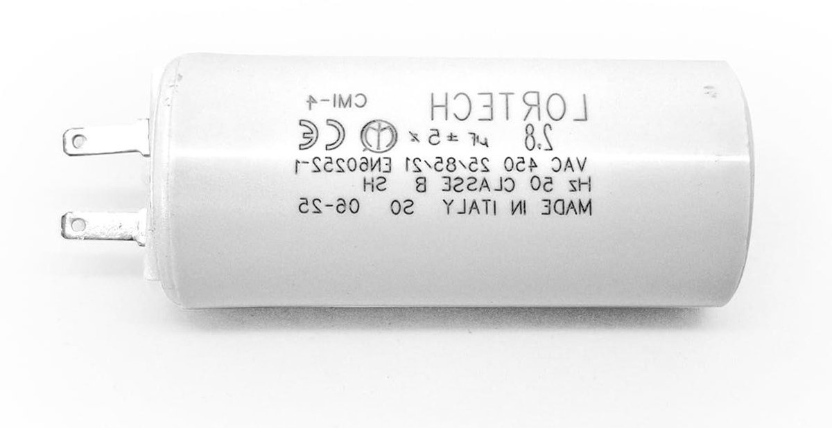 Condensator Rolluikmotor - Startcondensator Motor - Rolluiken Bedienen - Gecertificeerde Kwaliteit - 28 µF 450V - Zwart