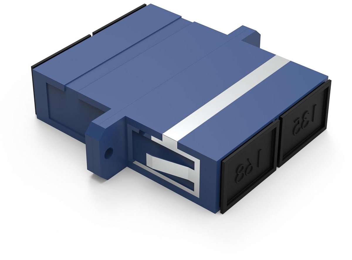 Glasvezel Adapter - SC Koppeling - Verbinding Maken - Duplex Connector - 1 Stuk - Blauw