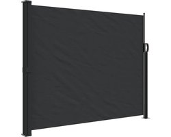 vidaXL - Windscherm - uittrekbaar - 160x300 - cm - zwart