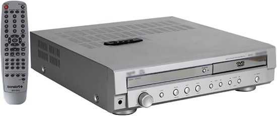 Thuisbioscoop Versterker - DVD Speler - Muziek Luisteren - 5.1 Surround Sound - 36x36x9 cm - Zwart