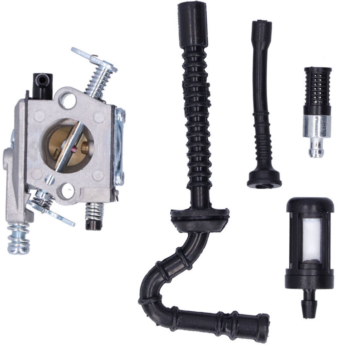 Gietijzeren carburateursets geschikt voor Stihl 021 023 MS210 MS250 MS230, inclusief hoogwaardige luchtfilteraccessoires.