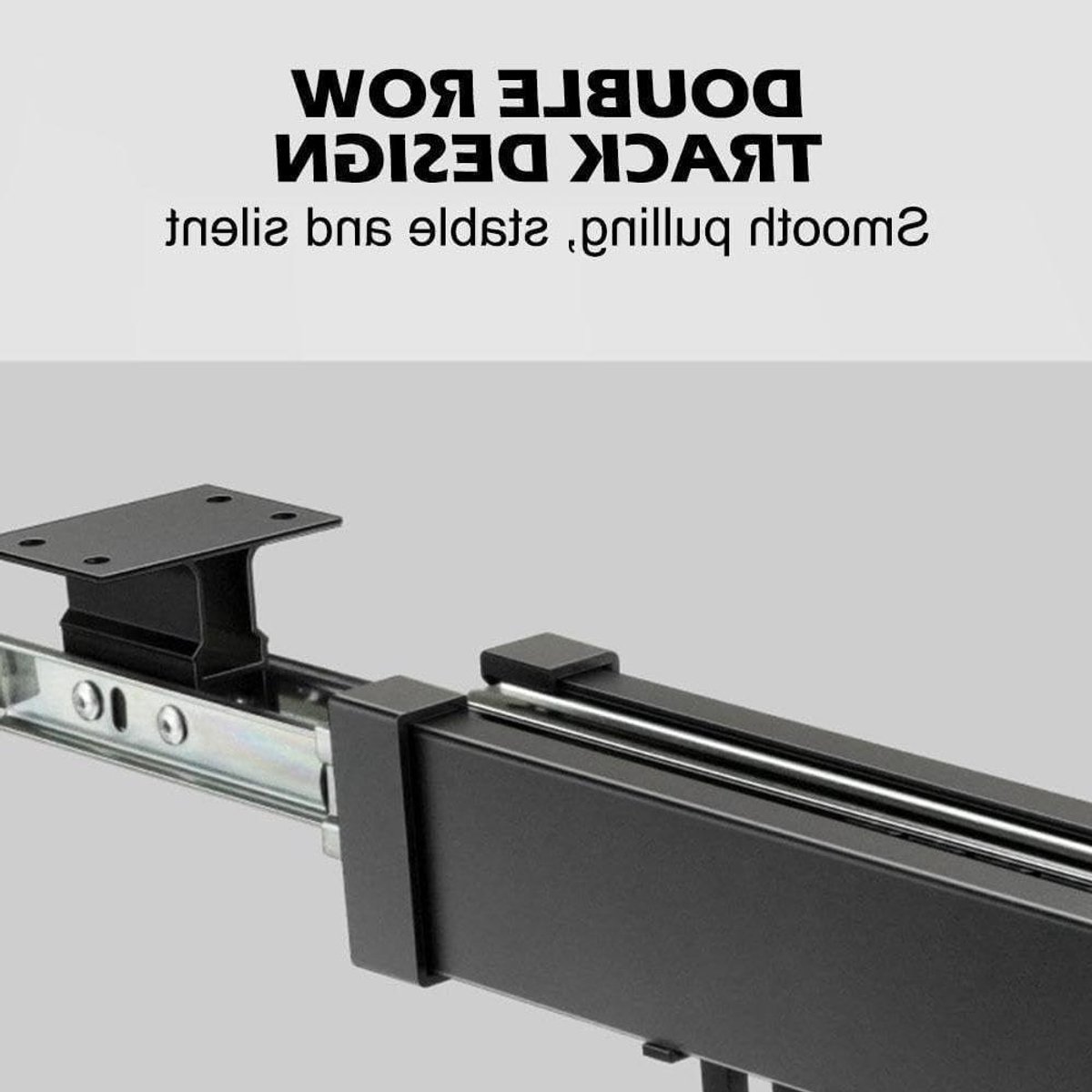 Pannenrek Uitschuifbaar - Keuken Organizer - Kasten Opruimen - Met Haken - 55 cm - Zwart