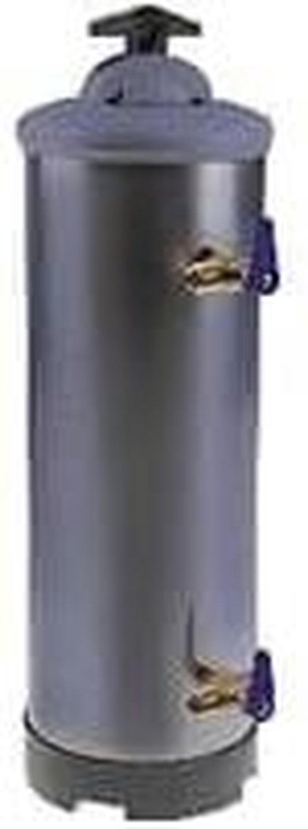 Waterontharder 16L - Antikalk filter - Vaatwassers beschermen - Dubbele kleppen - 600 x 255 mm - Grijs