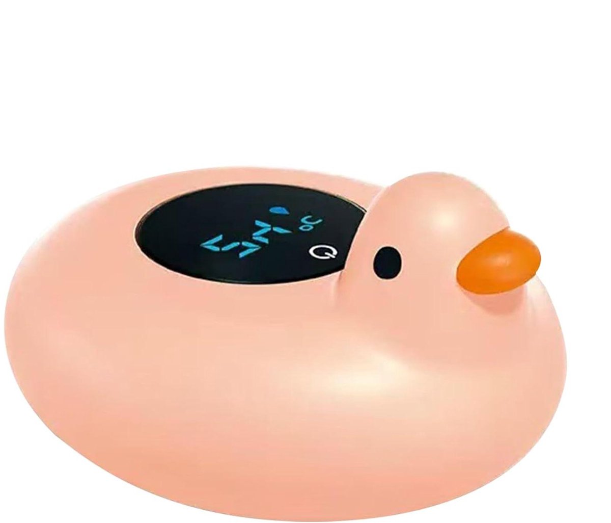 Badthermometer Kinderen - Waterthermometer Baby - Veilig Baden - Dierenontwerp - 12 cm - Roze