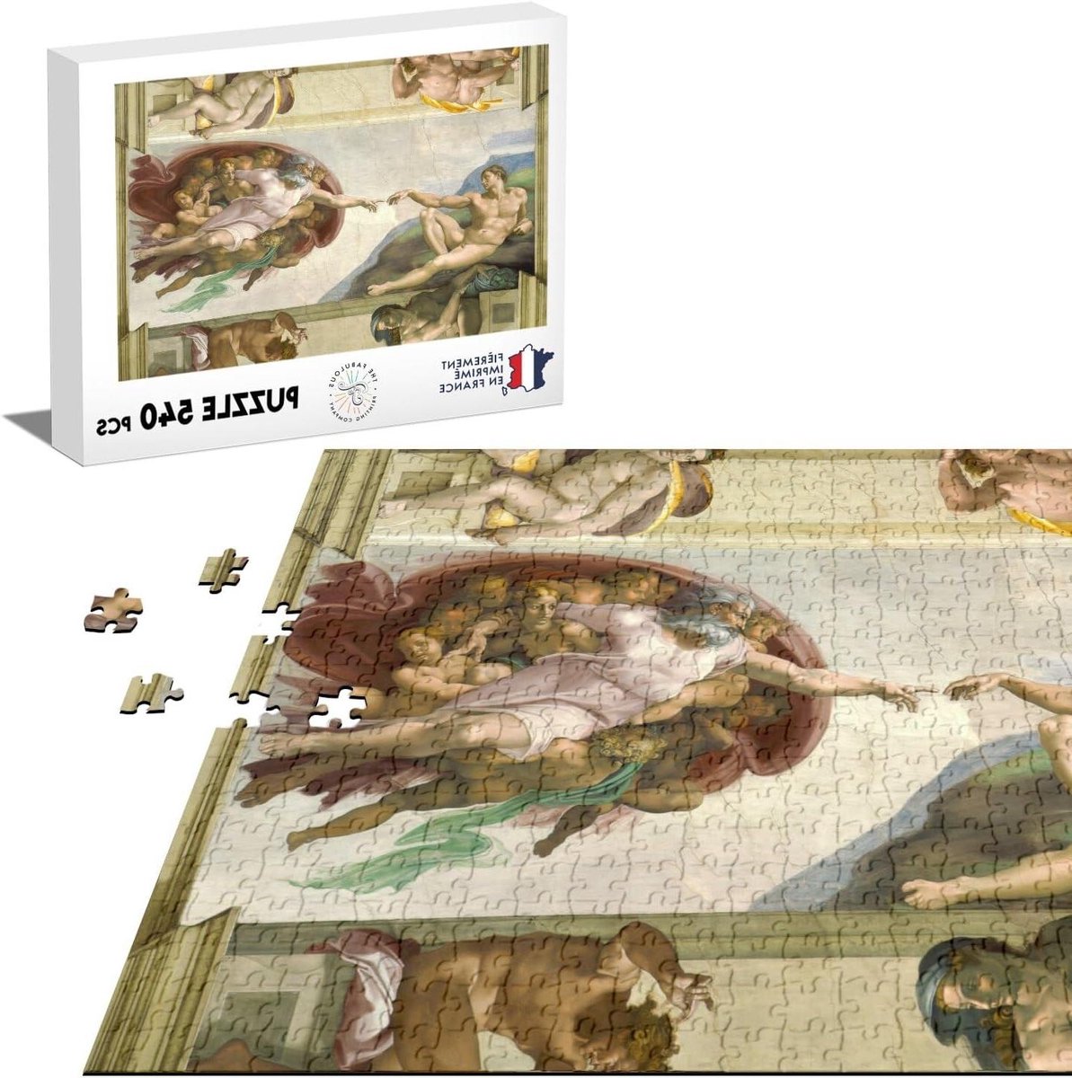 Klassieke Puzzel - Legpuzzel Kunst - Ontspannende Tijdverdrijf - Gedrukt in Frankrijk - 540 stukjes - Multi