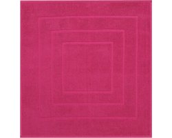 Badmat Katoen - Douchemat Vloermat - Badkamer Comfort - Extra Dik 680g/m² - 60x60 cm - Cranberry