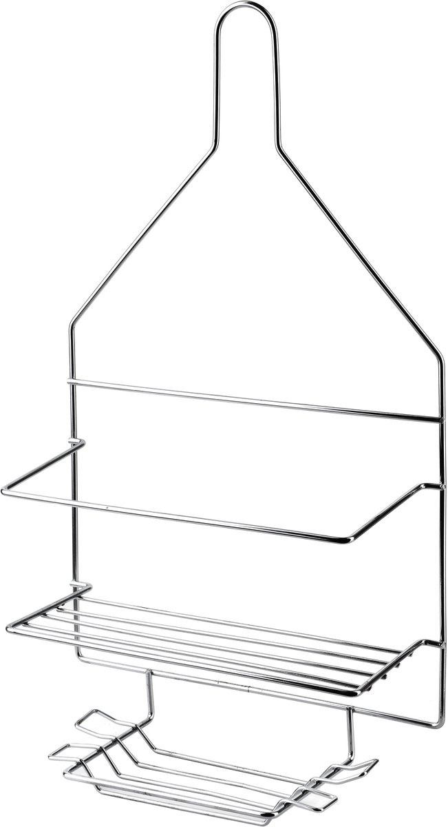 Carl Silver - Badkamerrek - 2 Planken - Metaal - Sierlijk Ontwerp