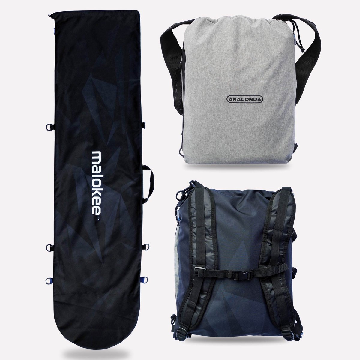 Malokee Anaconda Serie - Snowboardhoes - 2-in-1 - Waterdicht - Softshell