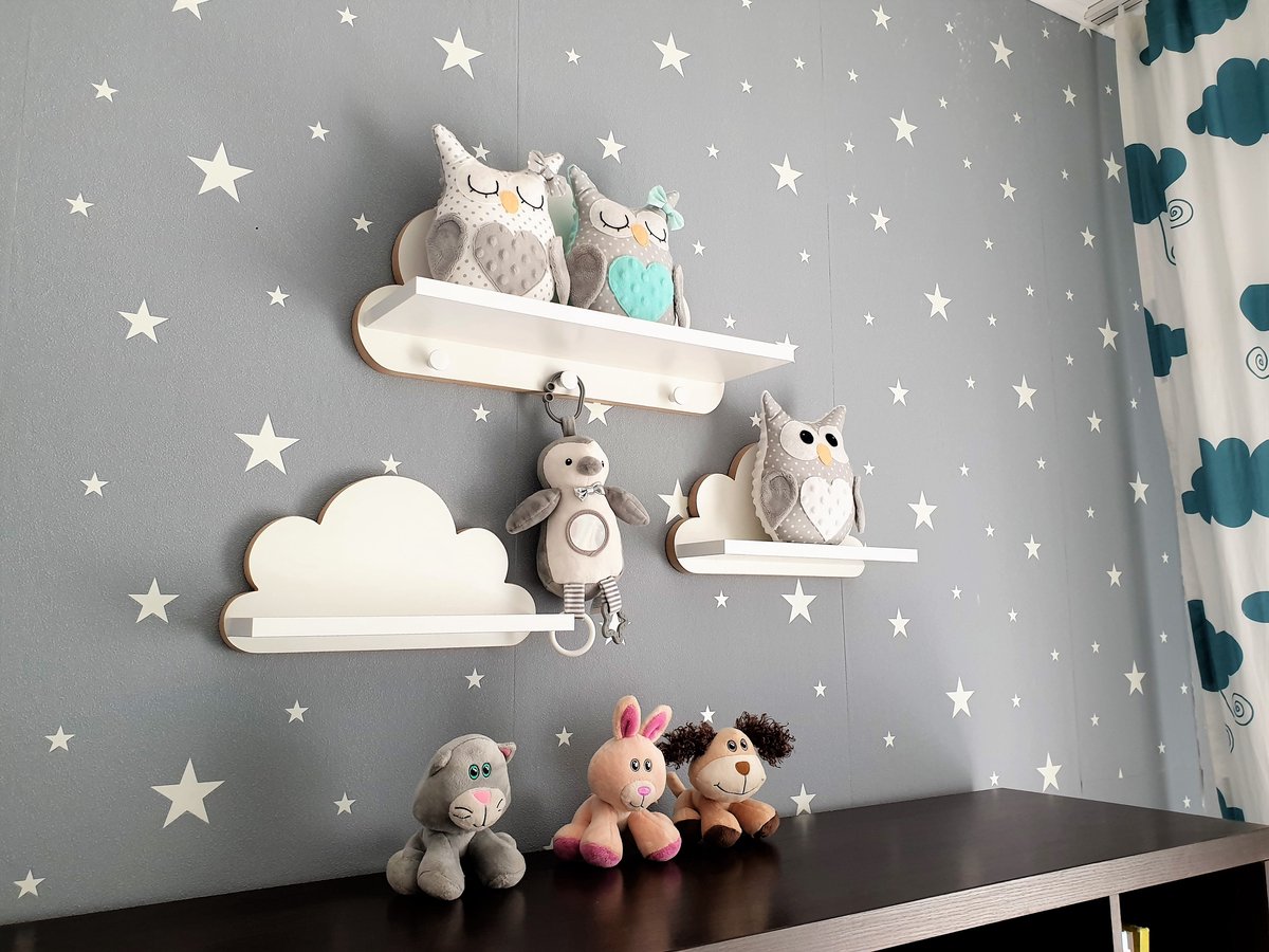 Moliland Ibiza Serie - Wandrek - Met Haken - Scandinavische Stijl - MDF