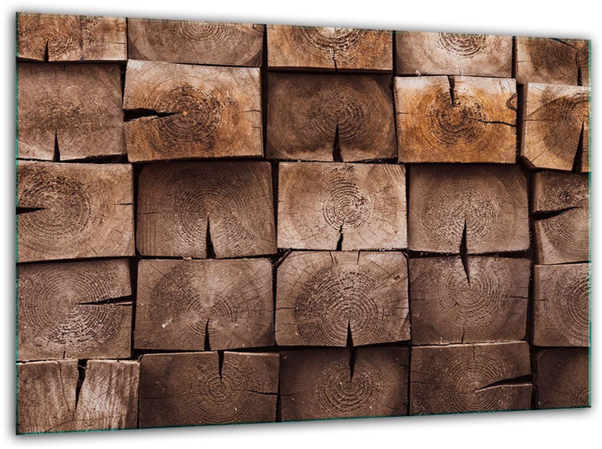 TMK ArtDeko - Geharde Glazen Snijplank - 30x22cm - Antislip