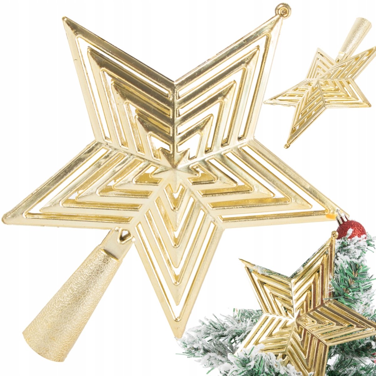 Hangzhou A Link Star Technology Co. Limitte - Kerstster - Goud - Niet-Glas - Veilige Ophanging