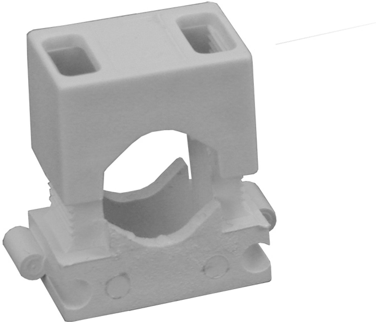 ELEKTRO-PLAST OPATÓWEK - Kabelklemmen - Max. Ø 24 mm - 50 stuks - Wit