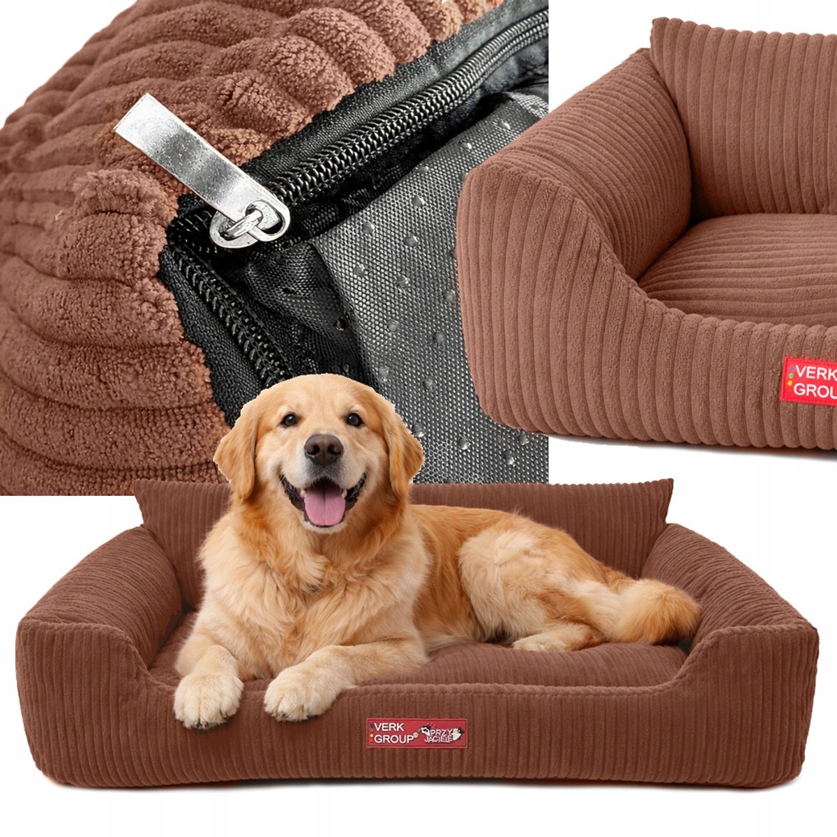 Przyjaciele - Dierenmand - Corduroy - Antislip - Bruin