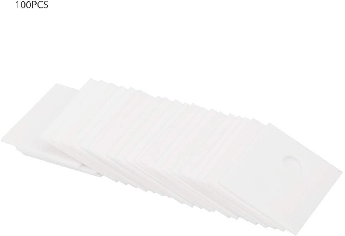 Cosensi - Aluminium Keramische Isolatieplaat - Hoge Hardheid - 100Pcs - 17x22mm - Transistor Koelpads - Geschikt voor Koeling