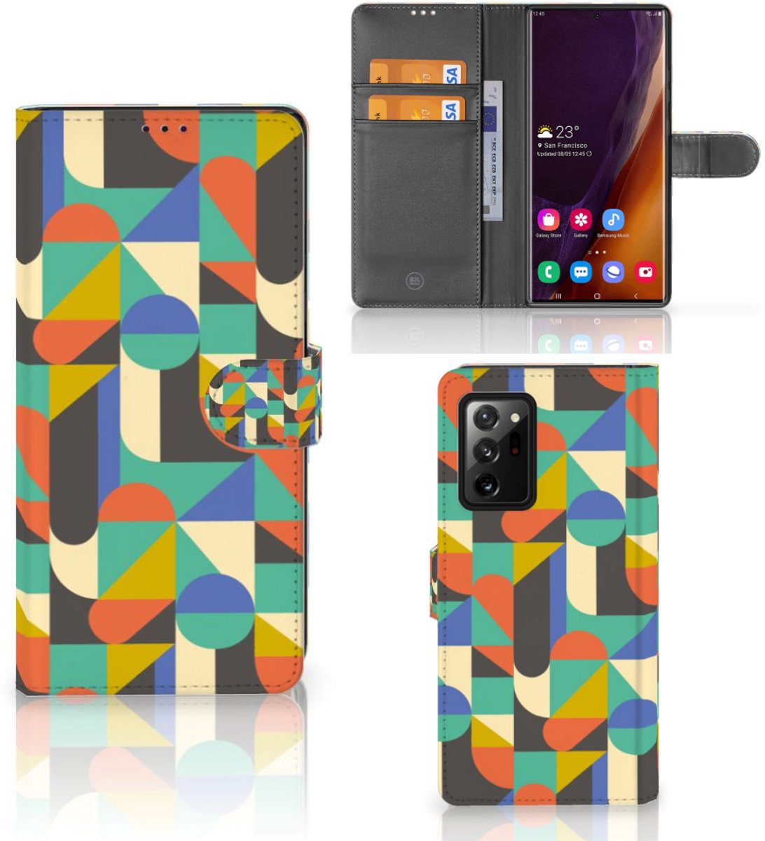 Samsung Galaxy Note20 Ultra Telefoon Hoesje Funky Retro