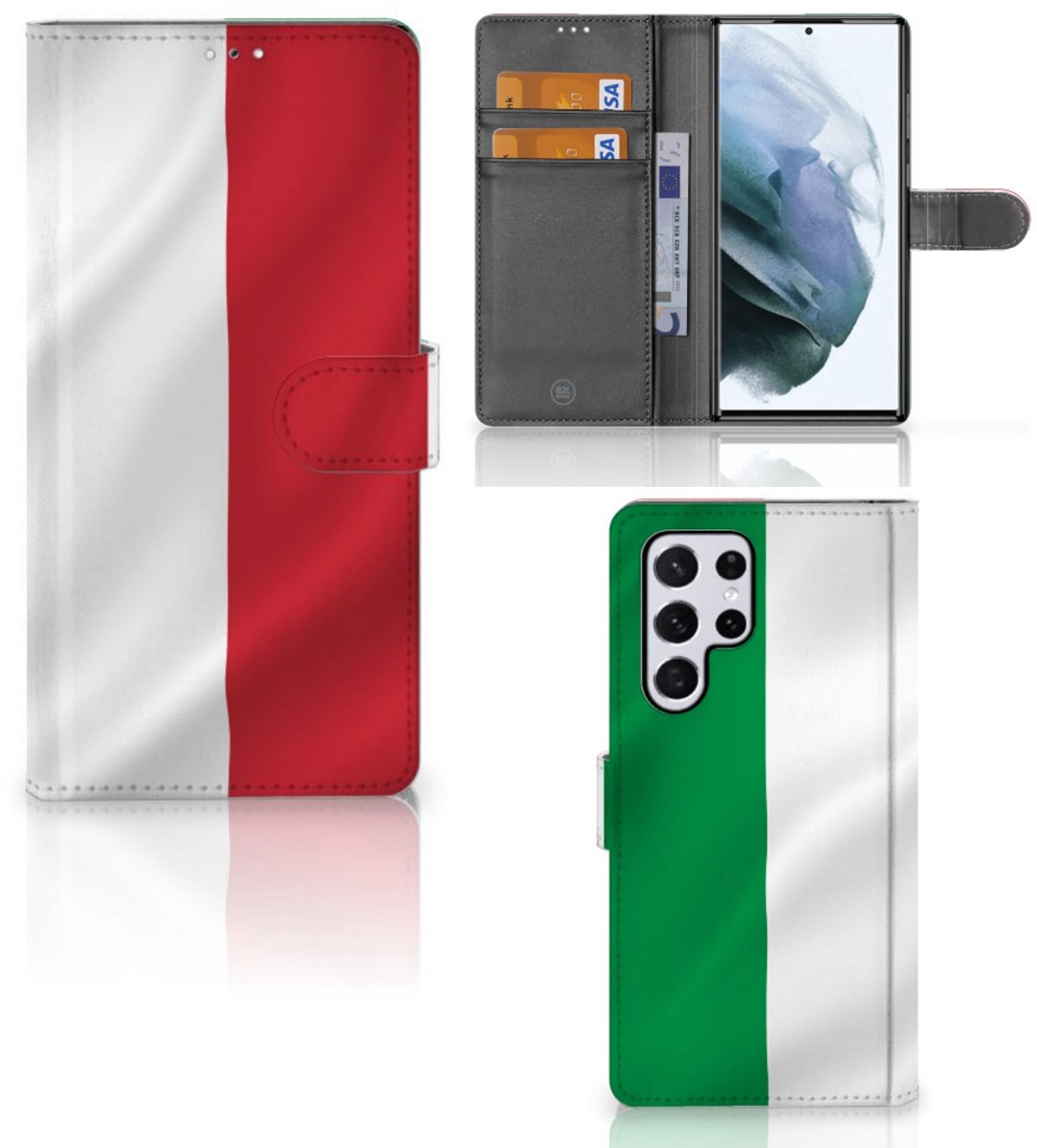 Samsung Galaxy S22 Ultra Bookstyle Case Italië