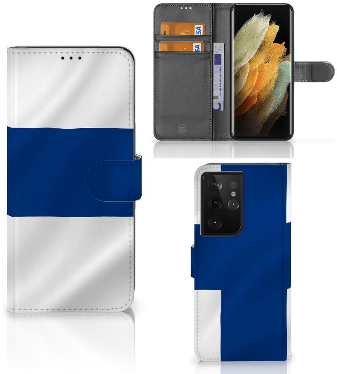 Samsung Galaxy S21 Ultra Bookstyle Case Finland