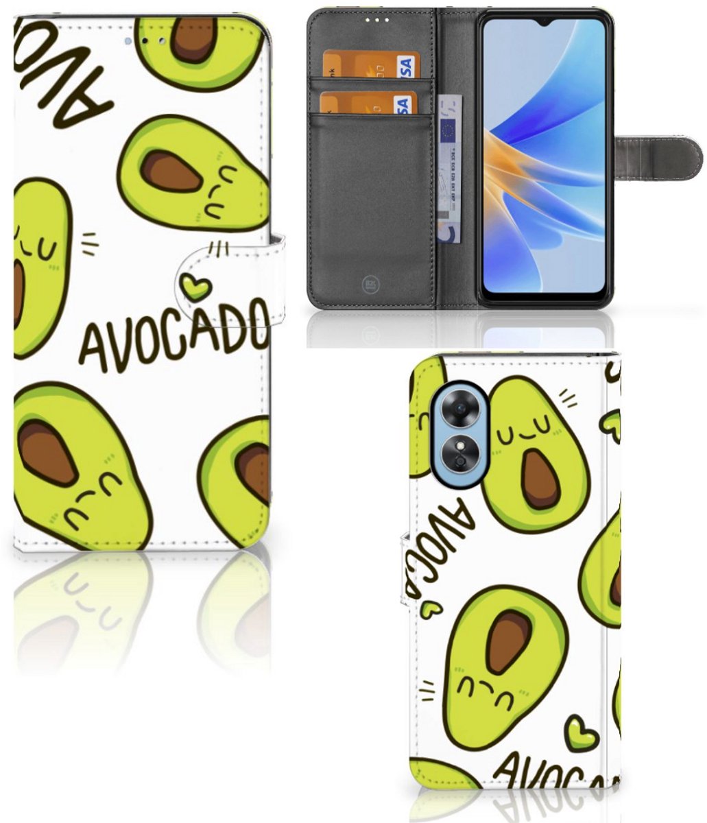 OPPO A17 Leuk Hoesje Avocado Singing