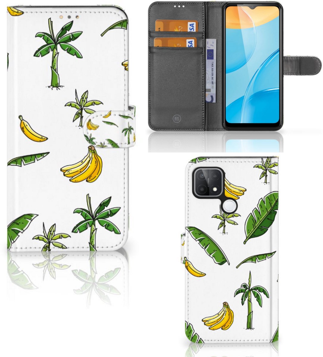 OPPO A15 Hoesje Banana Tree