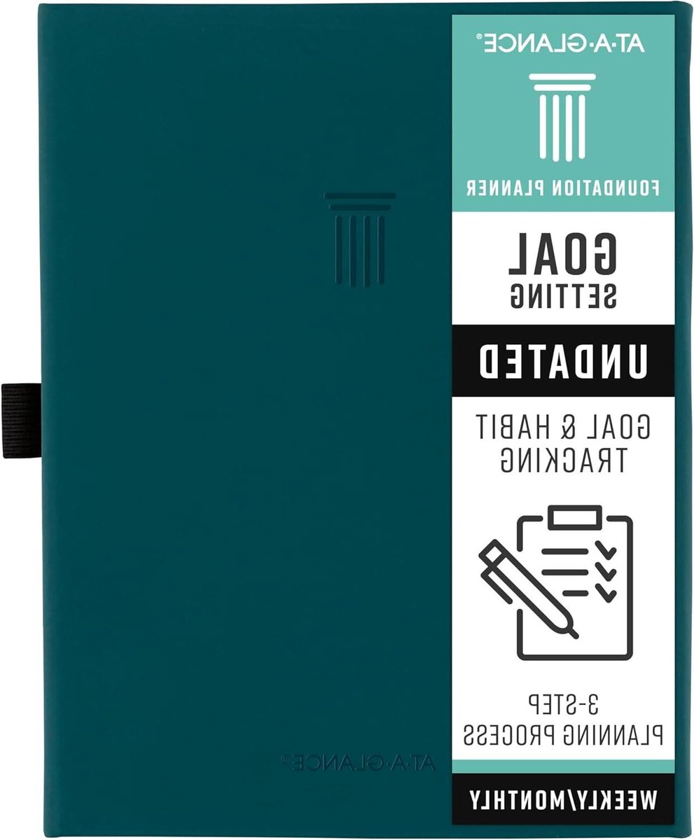 Doelen Planner - Weekplanner Maandplanner - Doelen Stellen - Gedateerd - 18x22cm - Blauw