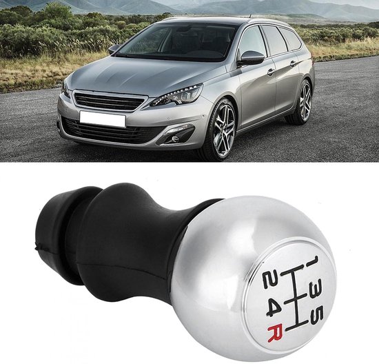 Pookknop 5 Versnellingen - Schakelhendel Knop - Auto Rijden Verbeteren - Aluminium ABS Materiaal - 175 Gram - Rood — afbeelding 3