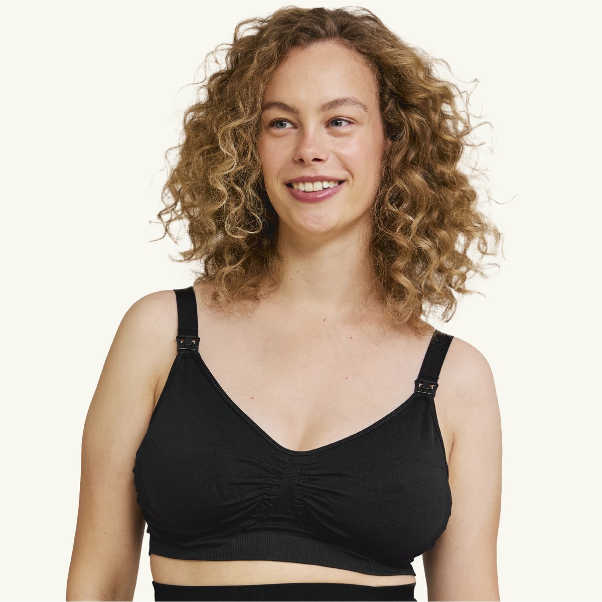 Carriwell Gel-Support Voedingsbh met Flexibele Gelbeugel - Zwart