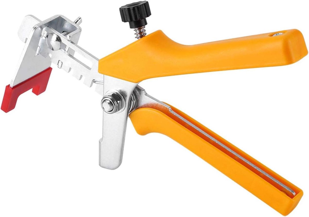 Vloertang Tegel Leggen - Tegelgereedschap Nivelleer - Snel Tegels Plaatsen - Ergonomisch Ontwerp - 1 stuk - Geel