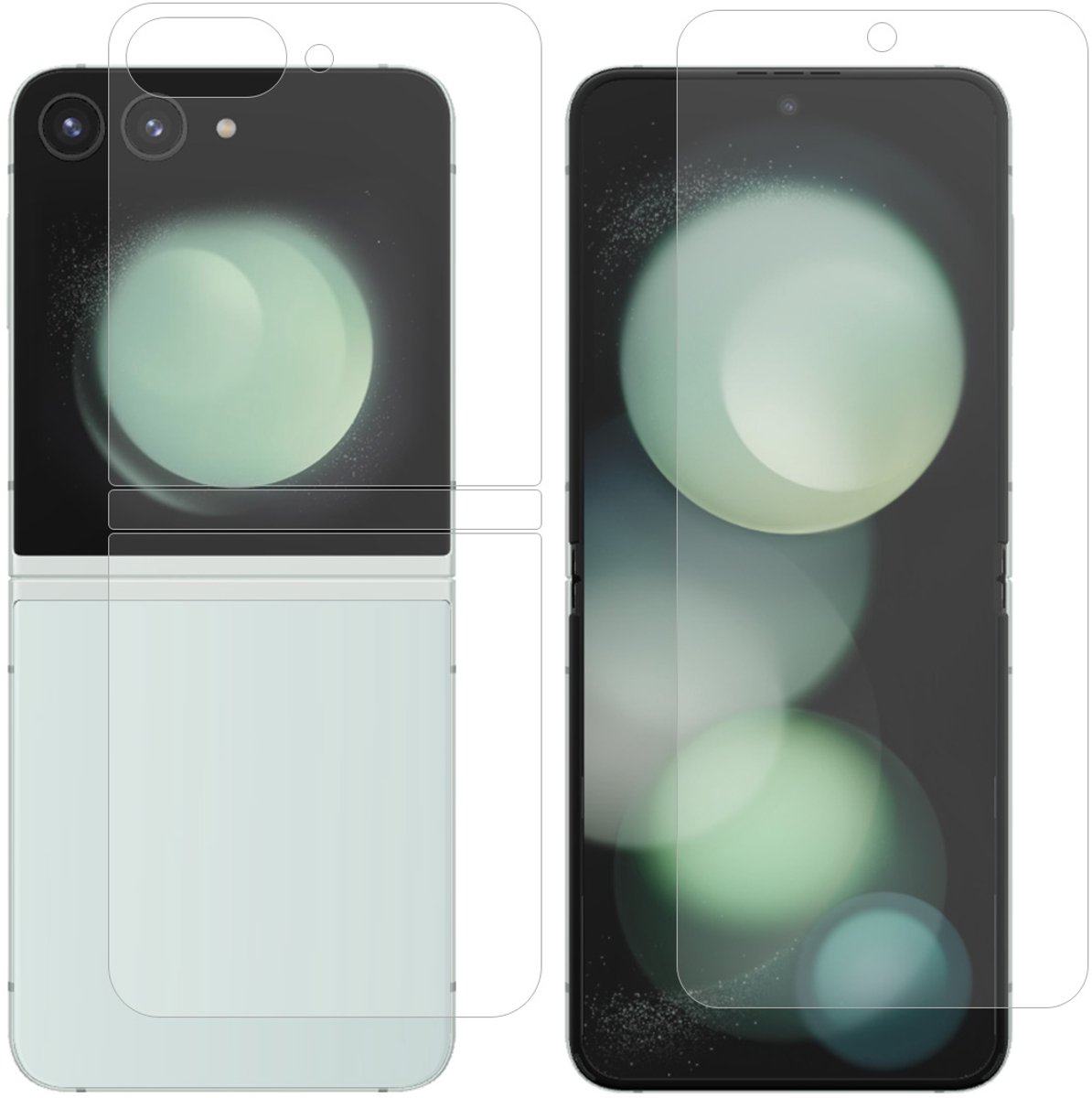 Hydrogel Beschermfolie geschikt voor Samsung Z Flip 5 Screenprotector