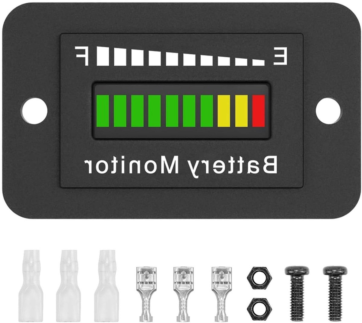 Batterij Indicator - Batterijmeter Monitor - Accu Status Bewaken - IP65 Waterdicht - 37 x 25 mm - BM21001