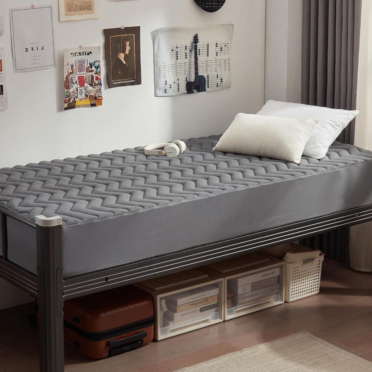 Matrasbeschermer waterdicht - Matrashoes gewatteerd - Matras beschermen - Diepe zak 360 gr