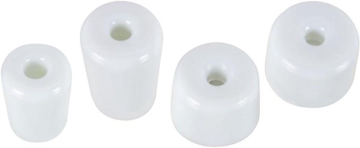 Deurstops - Tip Kit - Vloer Beschermen - Mar-proof Rubberen Punt - 8 stuks - Wit