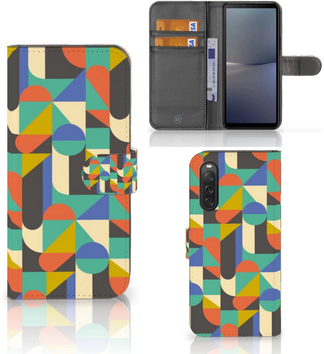 Sony Xperia 10 V Telefoon Hoesje Funky Retro