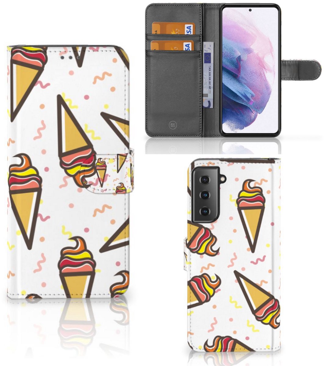 Samsung Galaxy S21 Plus Book Cover Icecream