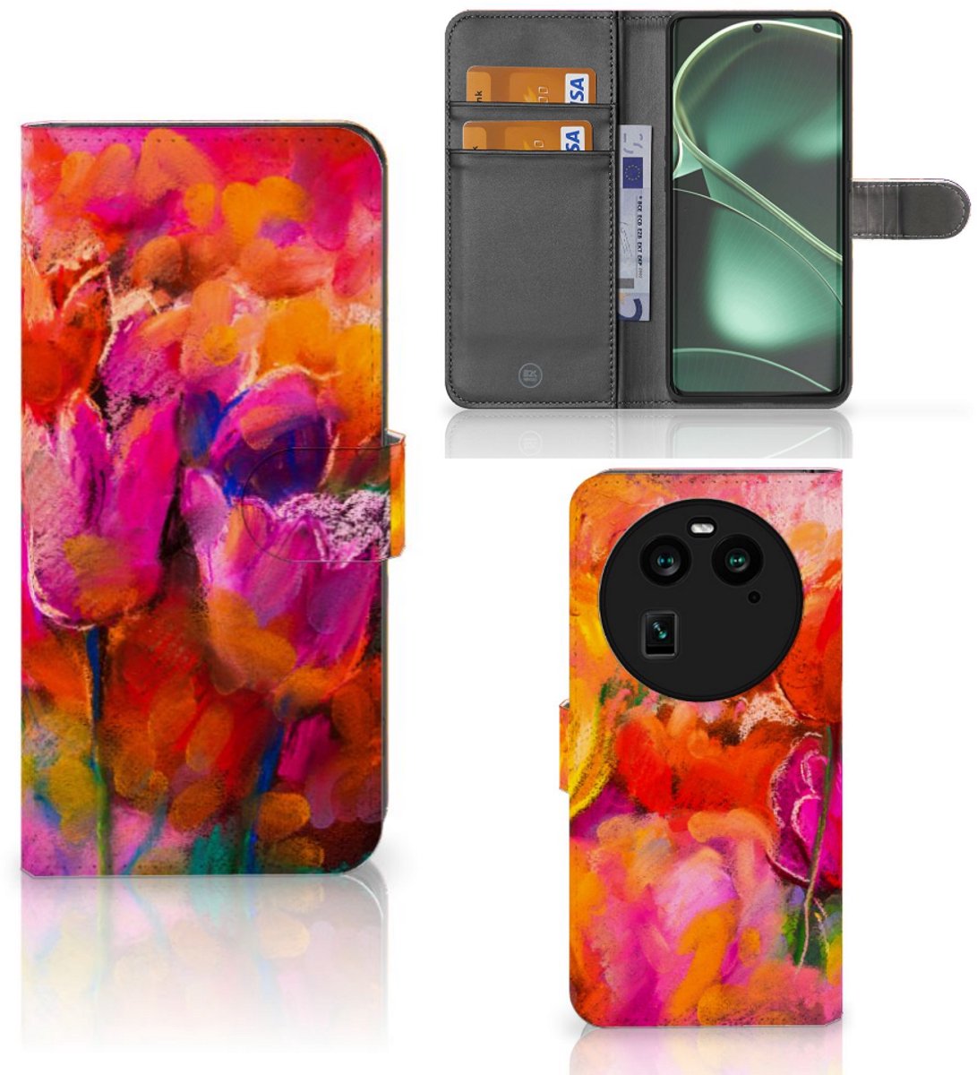 Hoesje OPPO Find X6 Tulips