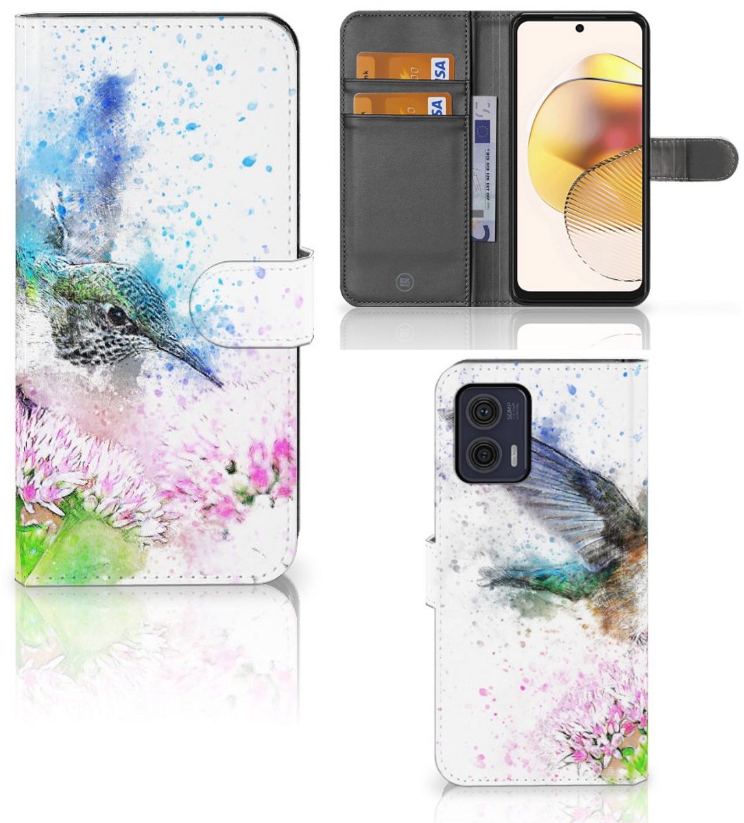 Hoesje Motorola Moto G73 Vogel