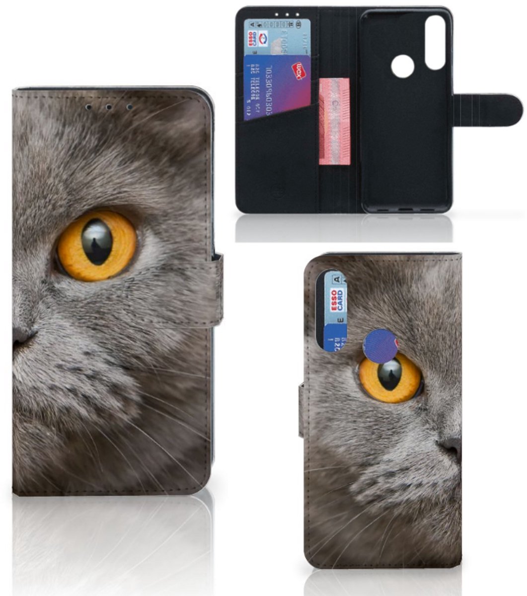 Telefoonhoesje met Pasjes Alcatel 1S 2020 Britse Korthaar