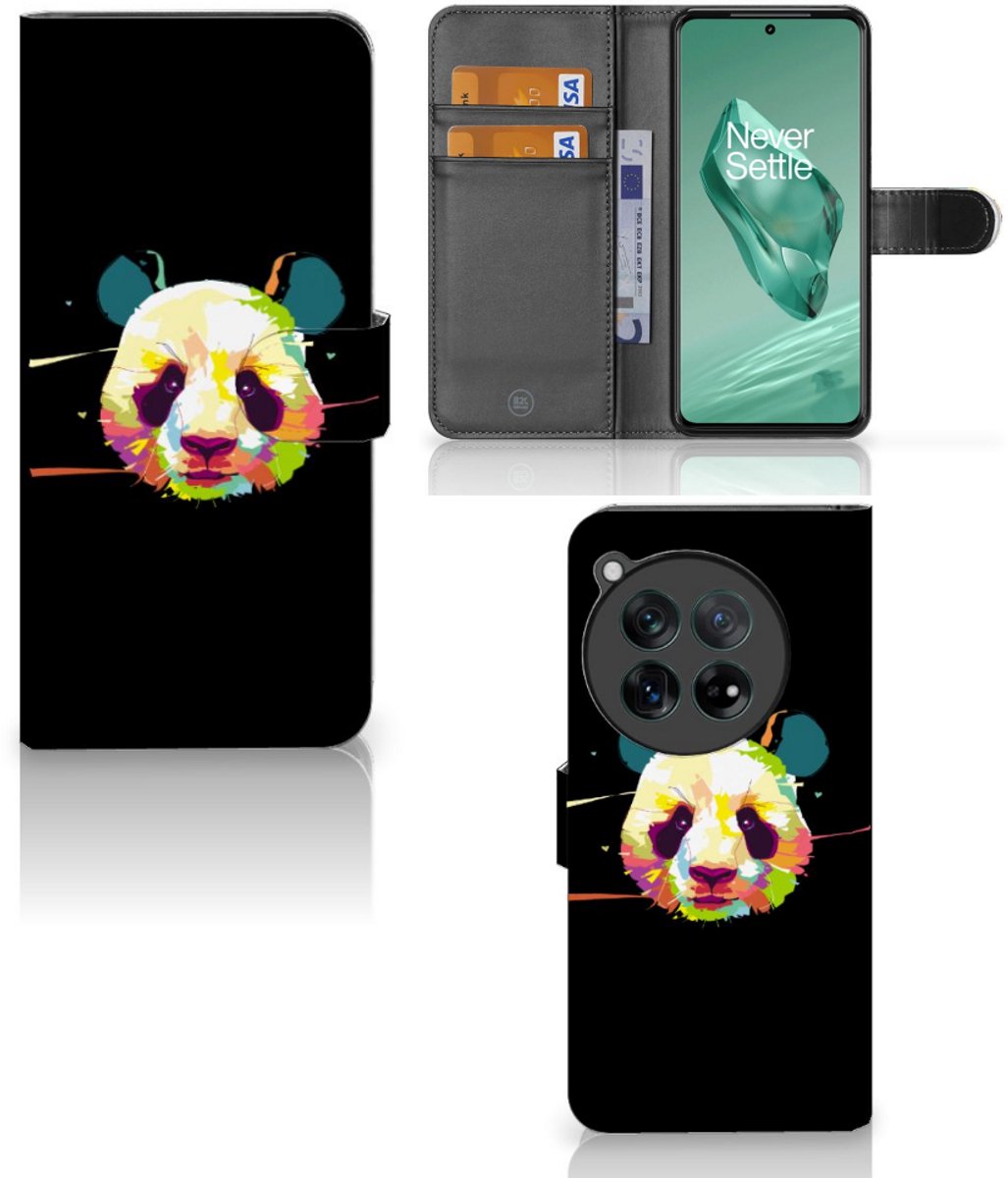 OnePlus 12 Leuk Hoesje Panda Color