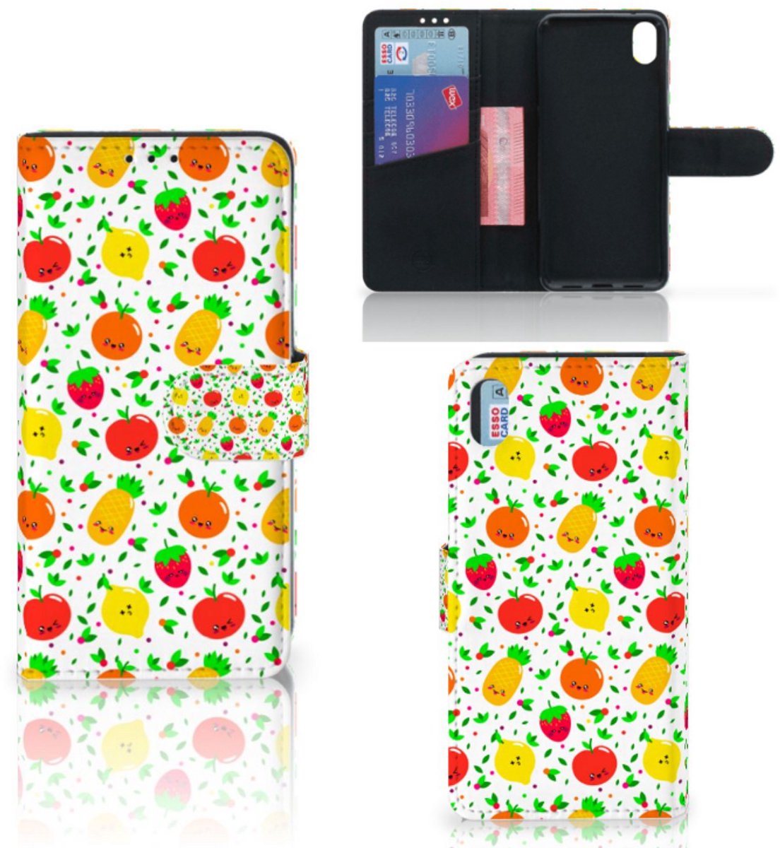Xiaomi Redmi 7A Book Cover Fruits