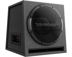 Actieve Subwoofer - Auto subwoofer - Krachtige Bas - Ingebouwde Versterker - 30 cm - Zwart/Grijs