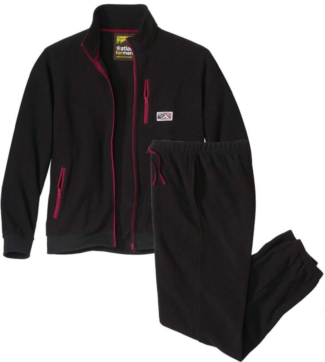 ATLAS FOR MEN - Outdoor joggingpak van fleece - Heren - Verkrijgbaar in grote maten - XL