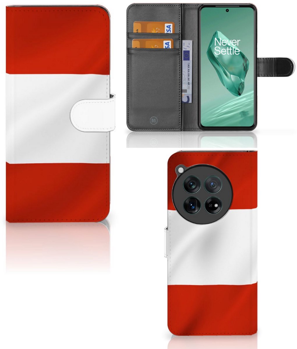 OnePlus 12 Bookstyle Case Oostenrijk