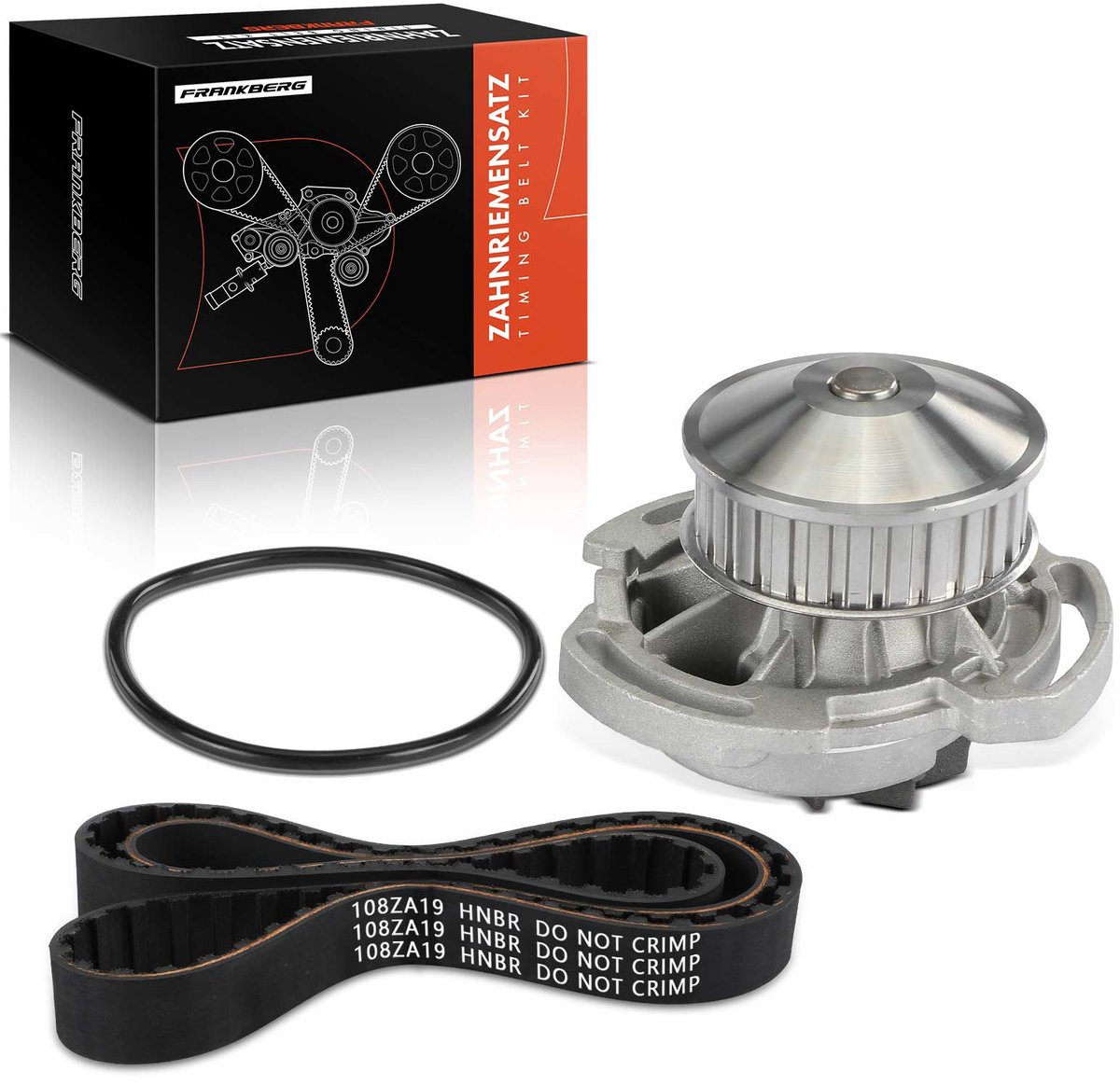Frankberg 1x distributieset distributieriem waterpomp voor VW